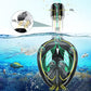 Full Face Snorkel Mask with Camera Mount and 2 Transparent Waist Bags