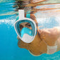 Full Face Snorkel Mask with Camera Mount and 2 Transparent Waist Bags