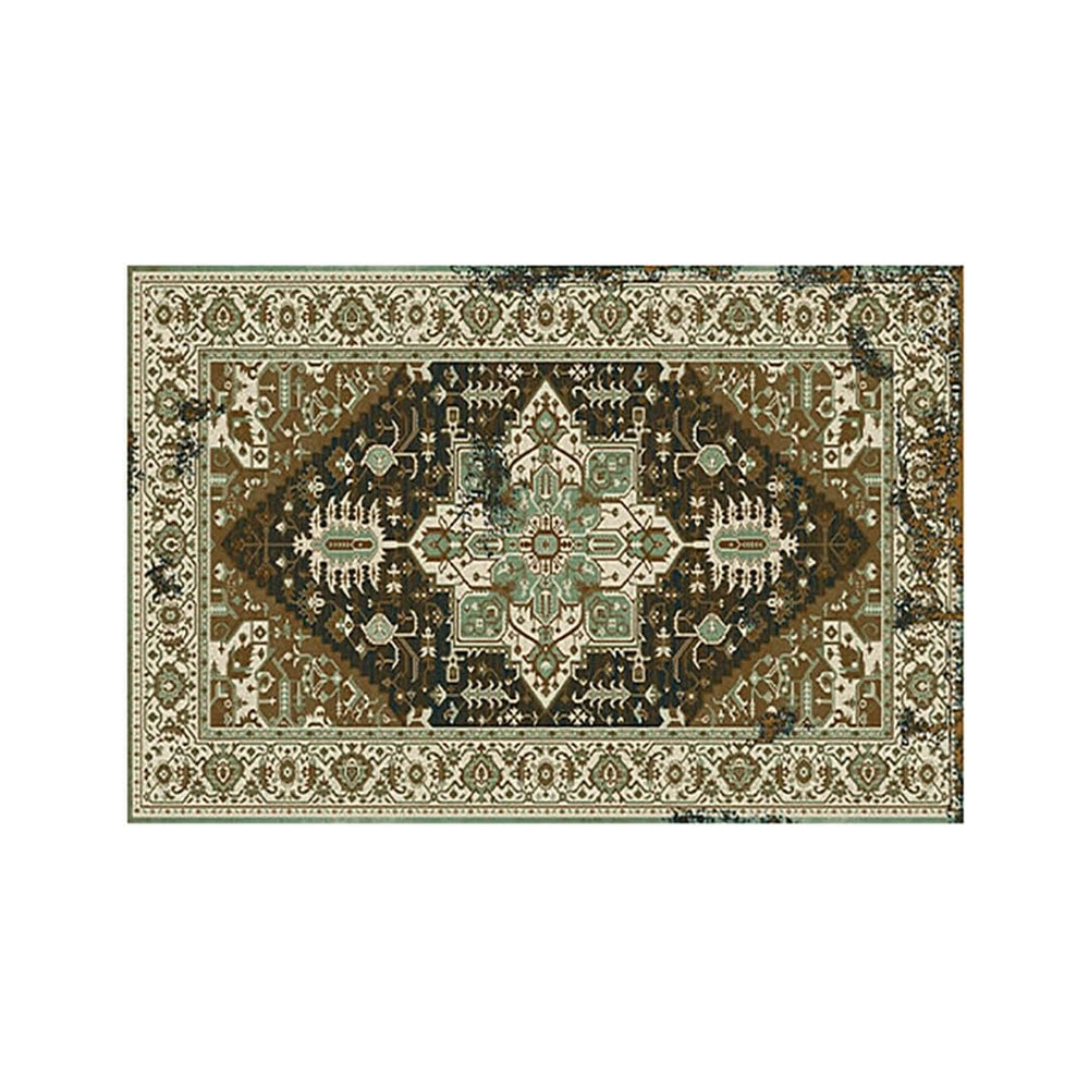 Bohemian Rug Floor Protector Mat Non-Slip Carpet Vintage Rugs for Home Decoration