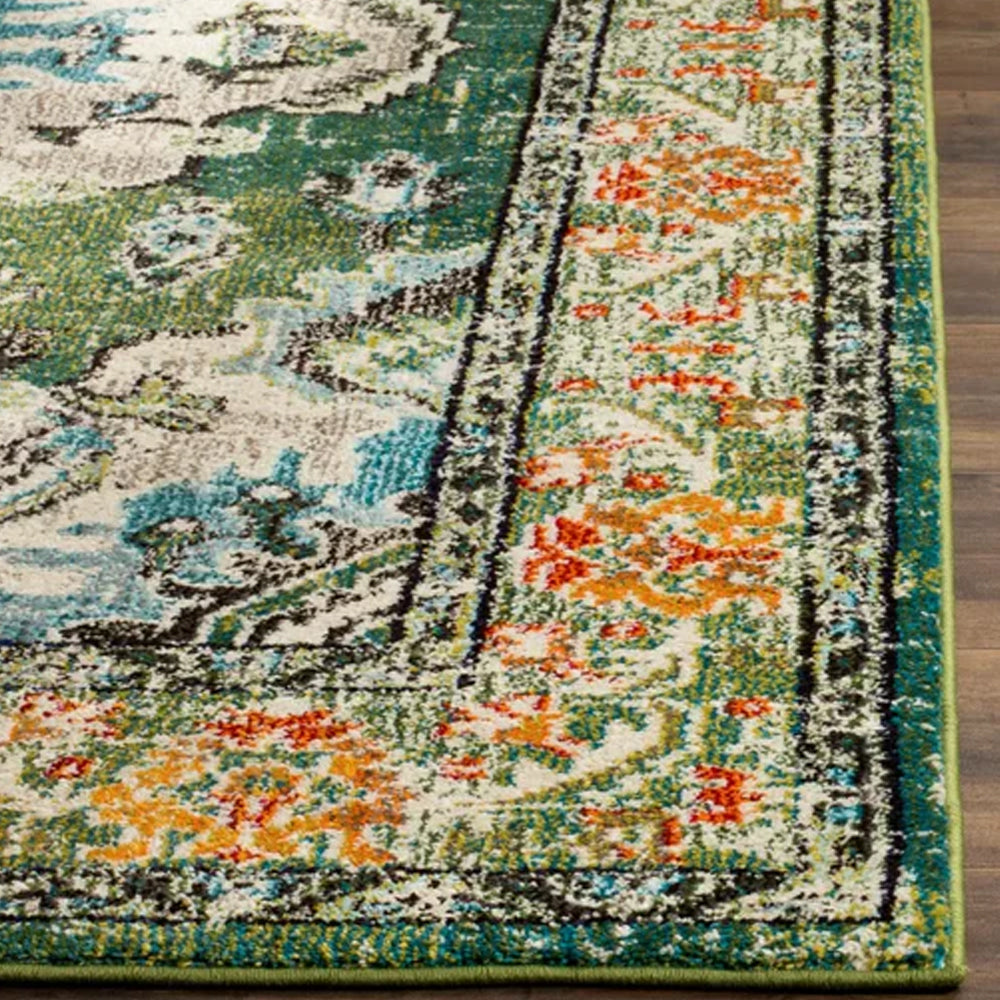 Bohemian Rug Floor Protector Mat Non-Slip Carpet Vintage Rugs for Home Decoration