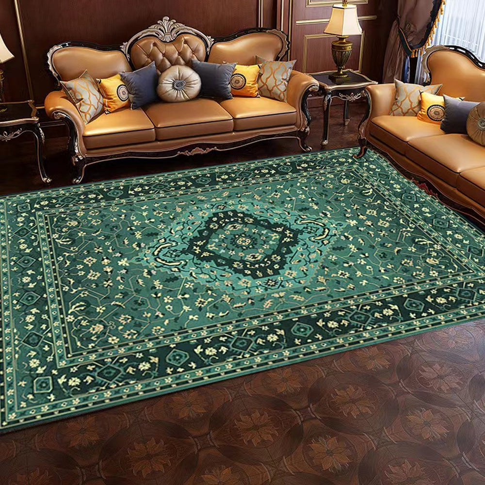 Bohemian Rug Floor Protector Mat Non-Slip Carpet Vintage Rugs for Home Decoration