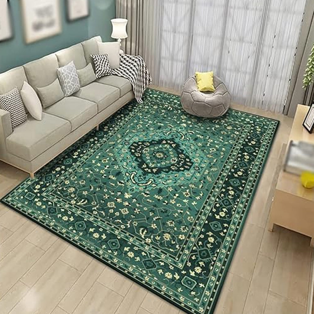 Bohemian Rug Floor Protector Mat Non-Slip Carpet Vintage Rugs for Home Decoration