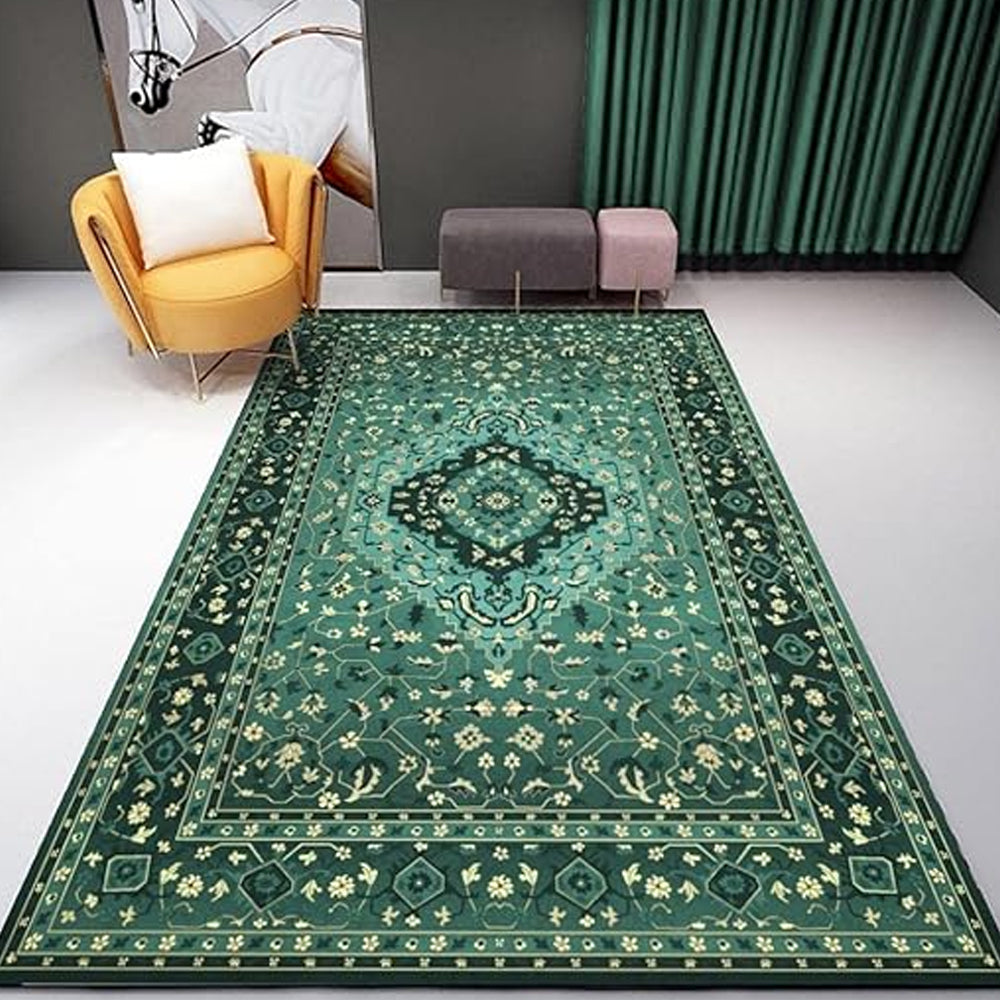 Bohemian Rug Floor Protector Mat Non-Slip Carpet Vintage Rugs for Home Decoration