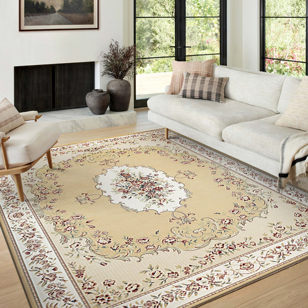 Bohemian Rug Floor Protector Mat Non-Slip Carpet Vintage Rugs for Home Decoration