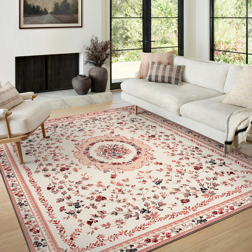 Bohemian Rug Floor Protector Mat Non-Slip Carpet Vintage Rugs for Home Decoration