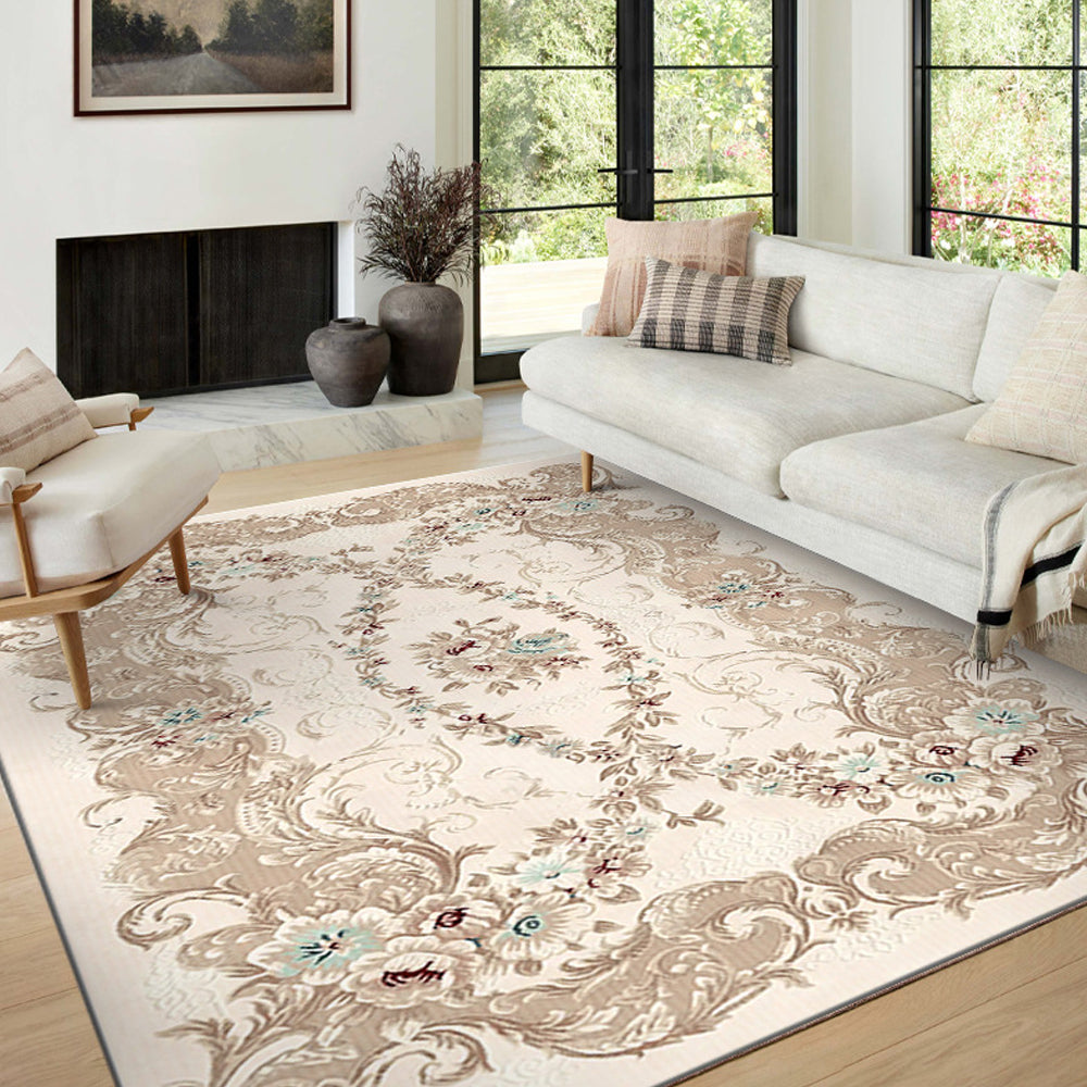 Bohemian Rug Floor Protector Mat Non-Slip Carpet Vintage Rugs for Home Decoration