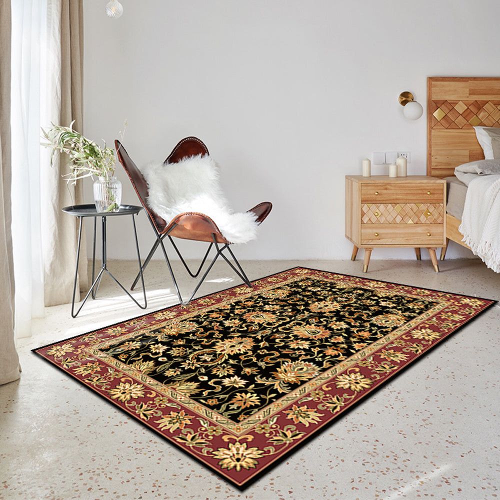 Bohemian Rug Floor Protector Mat Non-Slip Carpet Vintage Rugs for Home Decoration