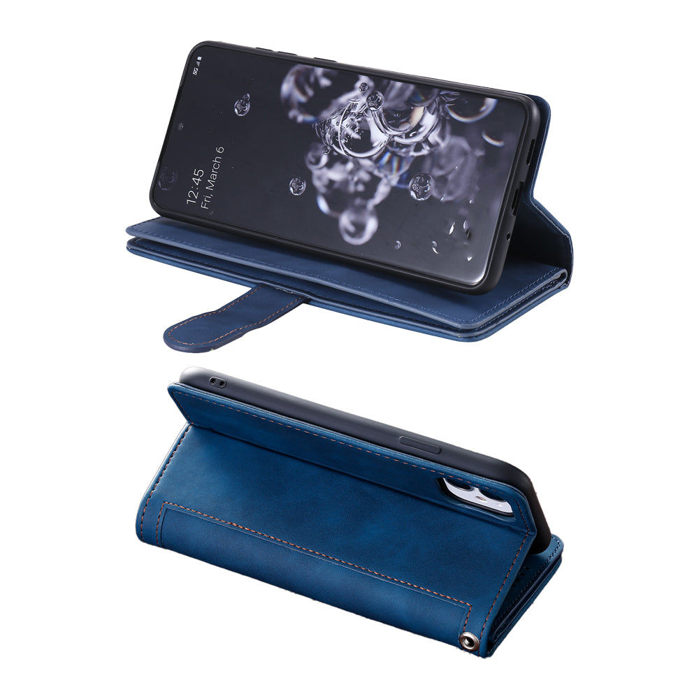 For iPhone 15 Case Leather Wallet Flip Cover