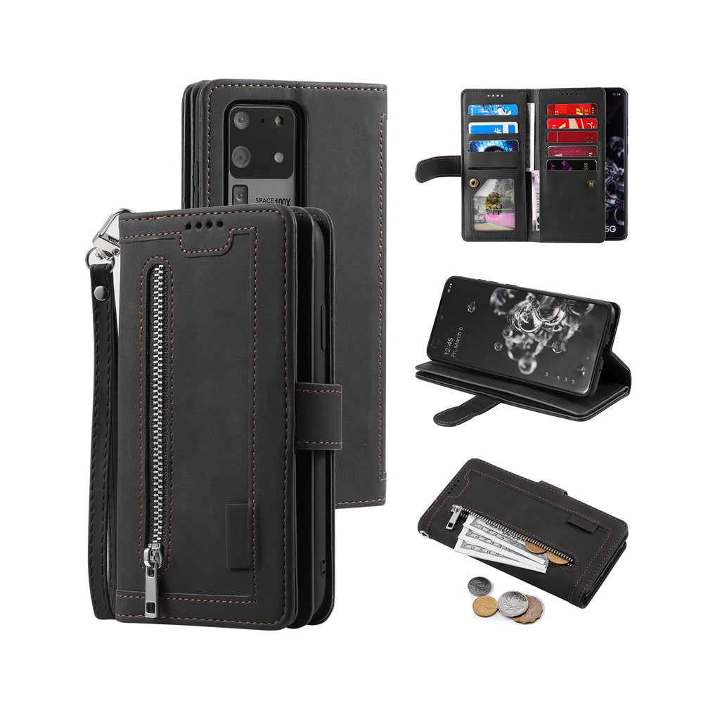 For iPhone 15Plus Case Leather Wallet Flip Cover