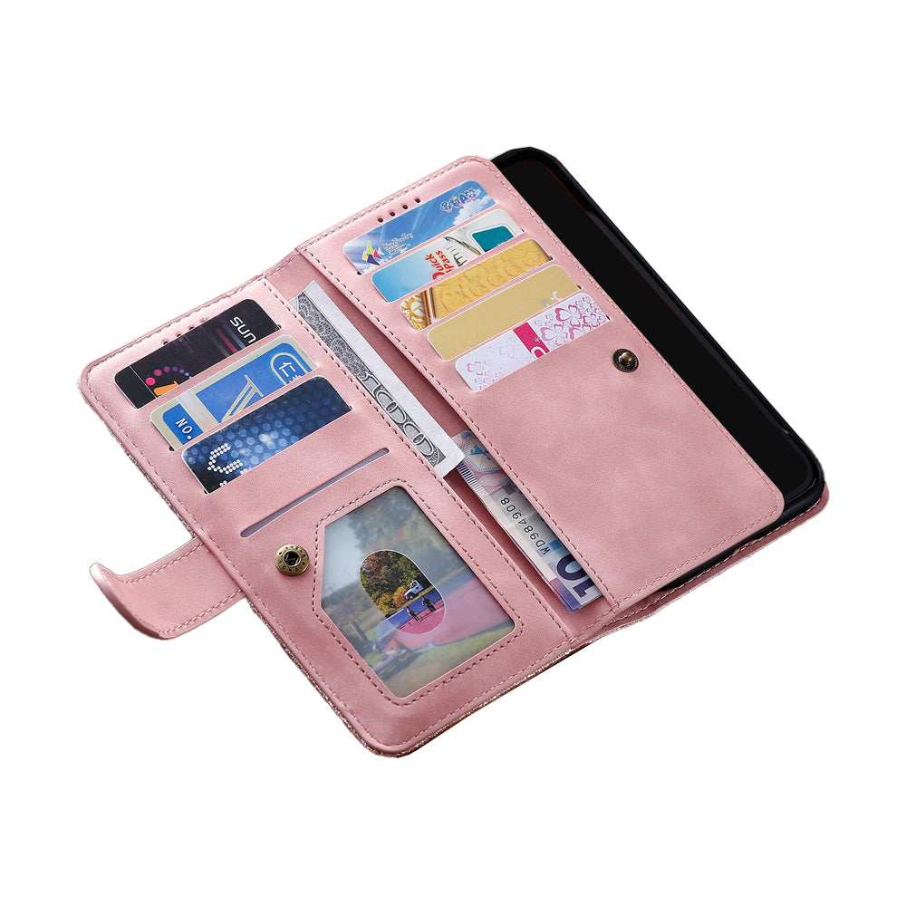 For iPhone 15Plus Case Leather Wallet Flip Cover