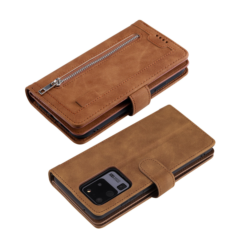 For iPhone 15 Case Leather Wallet Flip Cover