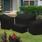 4-Piece Water Resistant Patio Furniture Cover