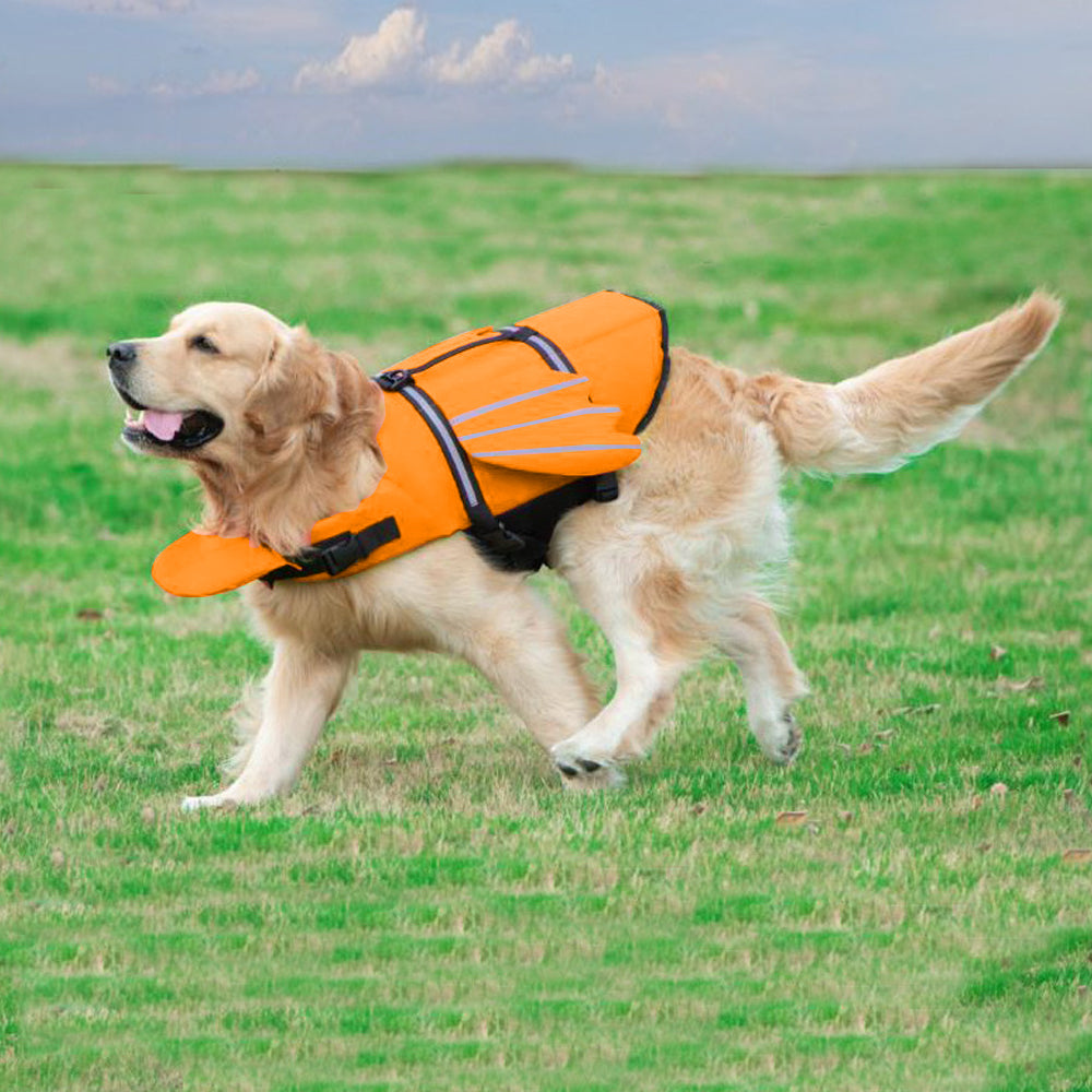 Dog Wings Adjustable Flotation Swim Vest with Chin Float