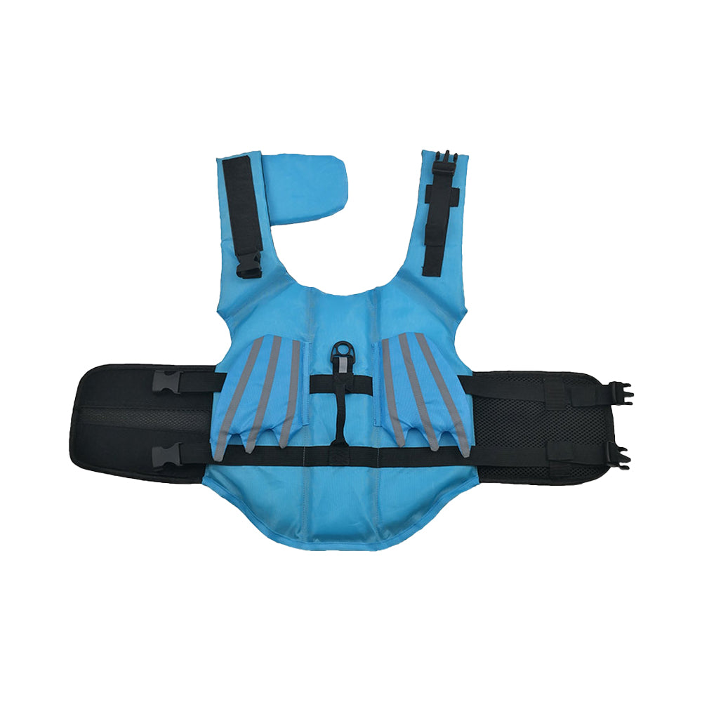 Dog Wings Adjustable Flotation Swim Vest with Chin Float