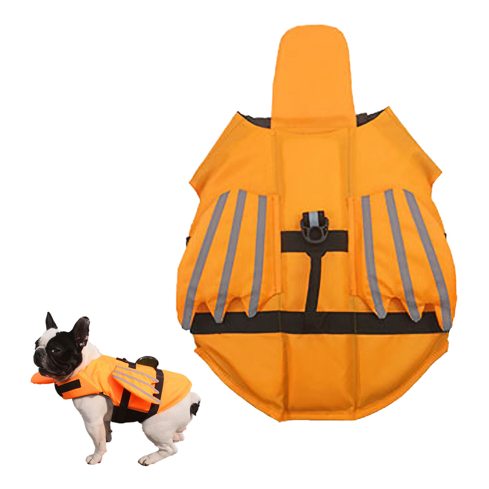 Dog Wings Adjustable Flotation Swim Vest with Chin Float