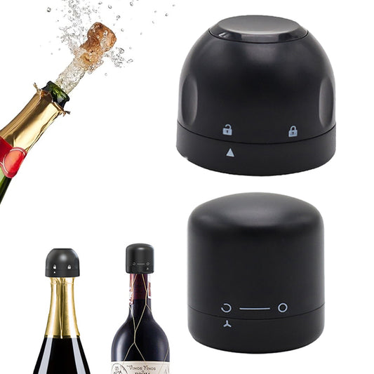 2Pcs Wine and Champagne Bottle Stopper Cap