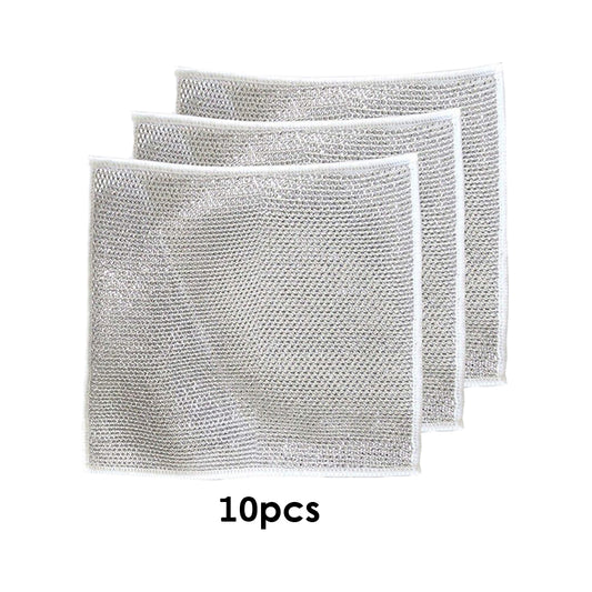 10Pcs Imitation Wire Dishwashing Cloth