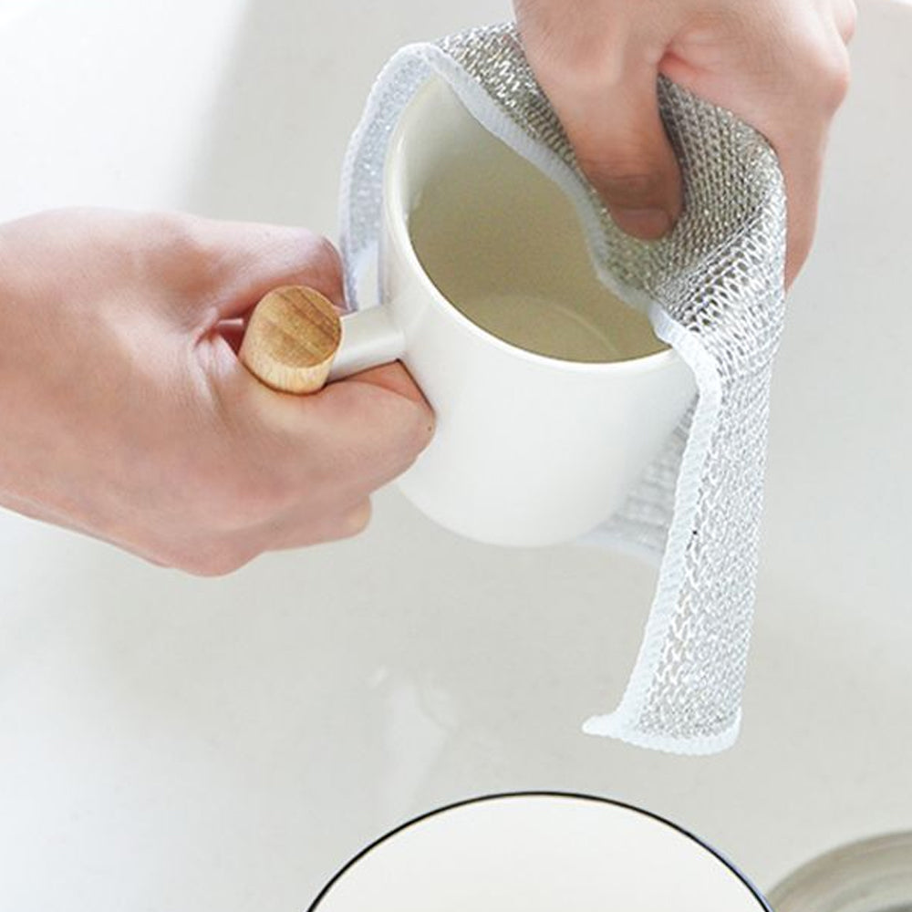 10Pcs Imitation Wire Dishwashing Cloth