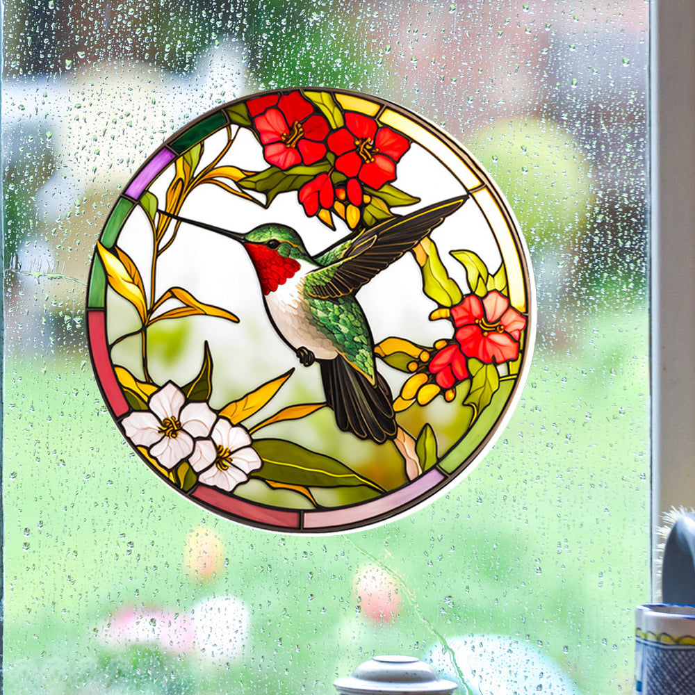 4Pcs Static Cling Window Sticker Glass Mirror Art Decal