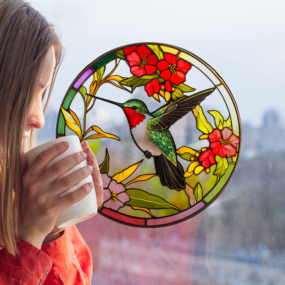4Pcs Static Cling Window Sticker Glass Mirror Art Decal