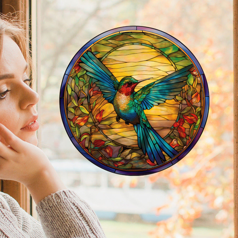 4Pcs Static Cling Window Sticker Glass Mirror Art Decal