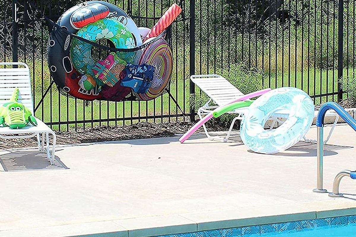 Pool Floats Storage Bag Swimming Pool Organizer Large Capacity Heavy Duty