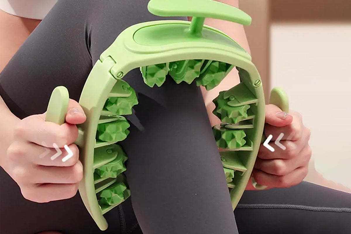 11 Roller Detachable Annular Leg Clamp Massager Leg Massage Device