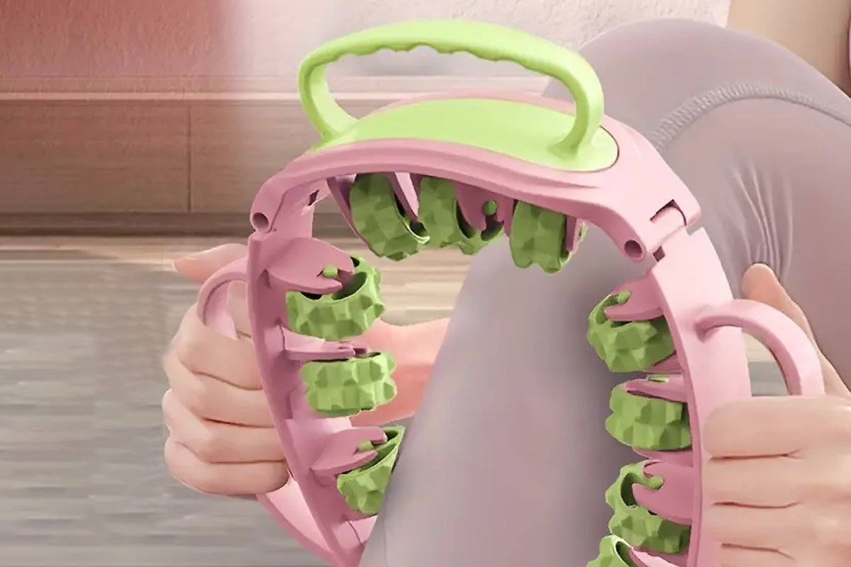 11 Roller Detachable Annular Leg Clamp Massager Leg Massage Device