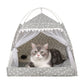 Portable Cat Tents Cat House Foldable Cat Dog Nest for Small Pets