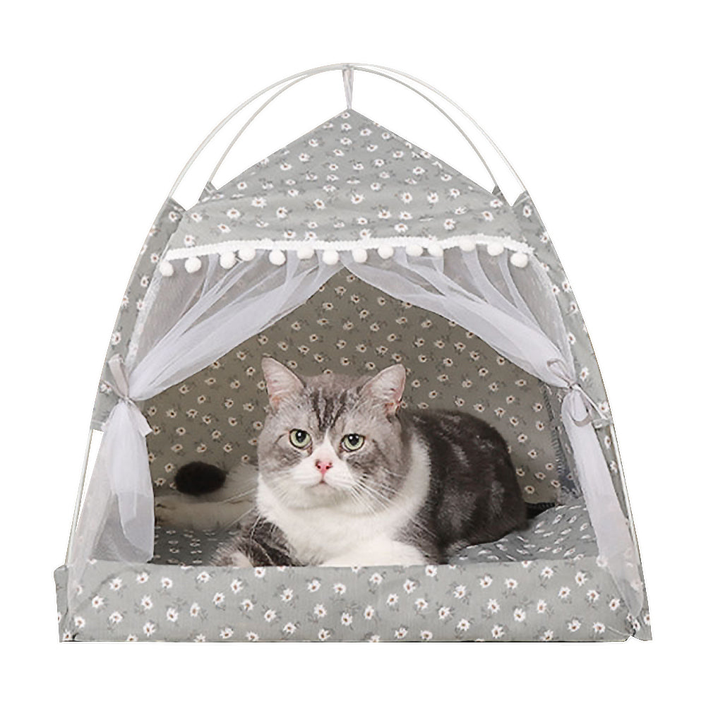 Portable Cat Tents Cat House Foldable Cat Dog Nest for Small Pets