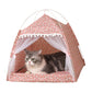 Portable Cat Tents Cat House Foldable Cat Dog Nest for Small Pets