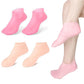2 Pairs Reusable Silicone Socks Foot Moisturizing Socks Silicone Gel Socks