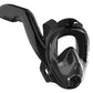 Adults Full Face Snorkel Mask Side Snorkel Mask Panoramic View Snorkeling Gear