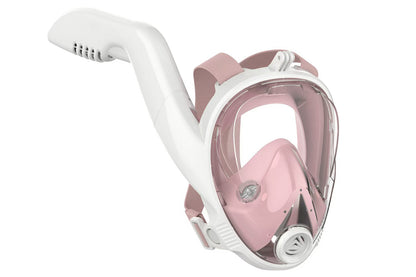 Adults Full Face Snorkel Mask Side Snorkel Mask Panoramic View Snorkeling Gear