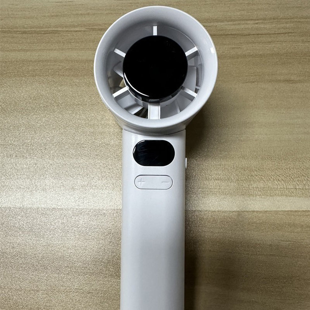 Handheld Fan Digital Display USB Rechargeable Fan with 120 Speeds