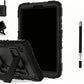 1pc Shockproof Tablet Case with Kickstand Shoulder Strap for Samsung Tablet and 2pcs Dual Tip Stylus Pens