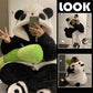 Adults Oversized Fleece Pyjama Set Hooded Dressing Gown Trousers Winter Nightwear