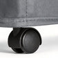 65L Laundry Basket with Wheels Lid Handle Foldable Dirty Clothes Basket for Home Dorm