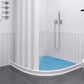 Reusable Soft Silicone Suction Cup Shower Water Dam with Suction Cups for Home