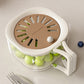 2 in 1 Collapsible Colander and Basin for Washing Draining and Storage