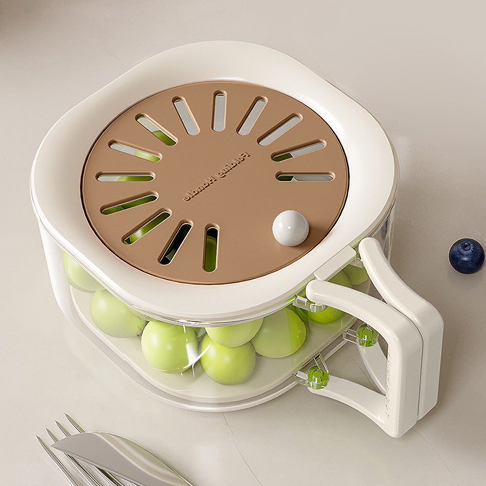 2 in 1 Collapsible Colander and Basin for Washing Draining and Storage