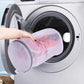 2Pcs Cylinder Honeycomb Mesh Shoe Washing Machine Bag with Zipper for Sneakers