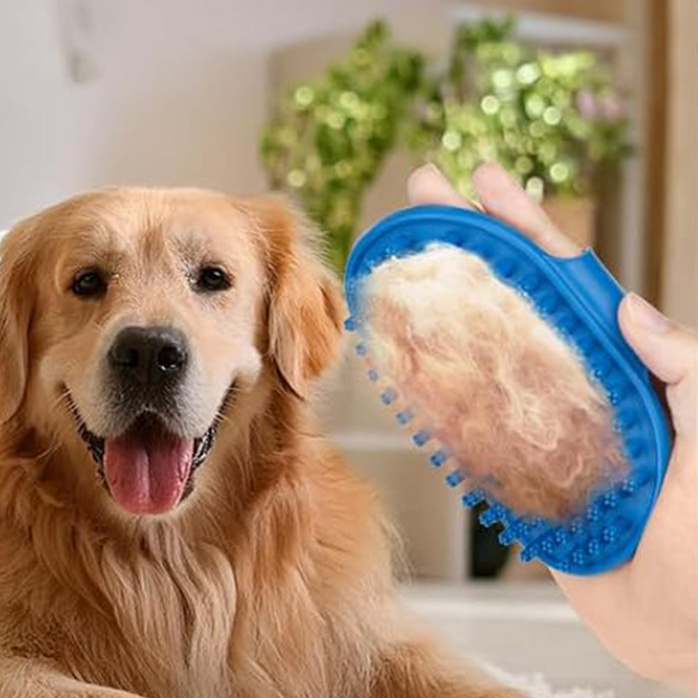 6PCS Pet Grooming Kit Pet Bathing Supplies Dog Washing Gloves Dog Bath Brush Dog Toothbrush Finger