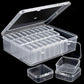 Plastic Bead Organizer Box for DIY Jewelry and Nail Craft Storage