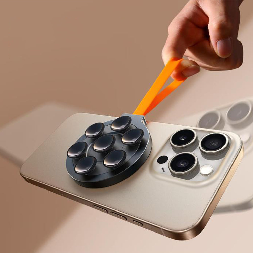 Silicone Suction Cup Magnetic Phone Mount MagSafe Grip Holder