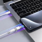 4Pcs Lightning to USB C Data Transfer Adapter for iPhone 15 16 Samsung S24