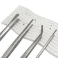 4PCS Stainless Steel BBQ Tongs Professional Food Tongs for Grilling Plating