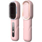 Rechargeable Cordless Hair Straightener Brush with LED Display