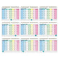 2024-2025 Wall Planner Hanging Calendar Large Poster Printing