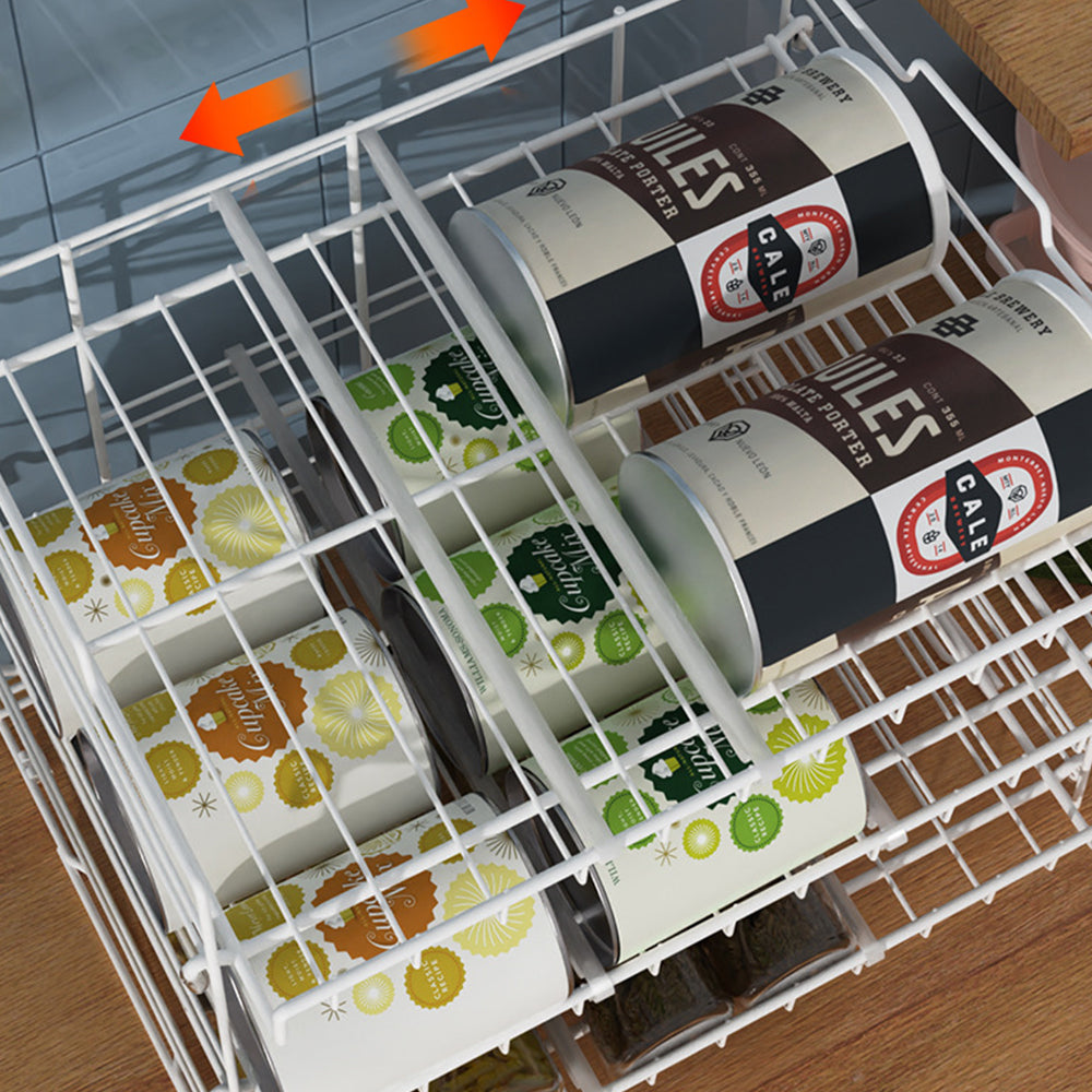3-Tier Kitchen Stackable Can Storage Rack